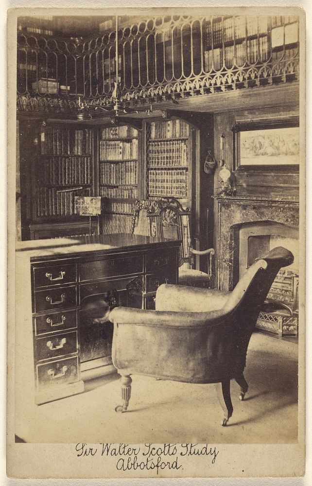 Sir Walter Scott's Study. Abbotsford. by John Lennie