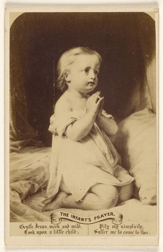 The Infant's Prayer. by Ashford Brothers and Co