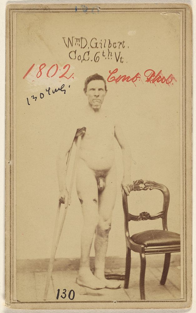 Wm. D. Gilbert Co. C. 6th Vt. [Civil War victim]