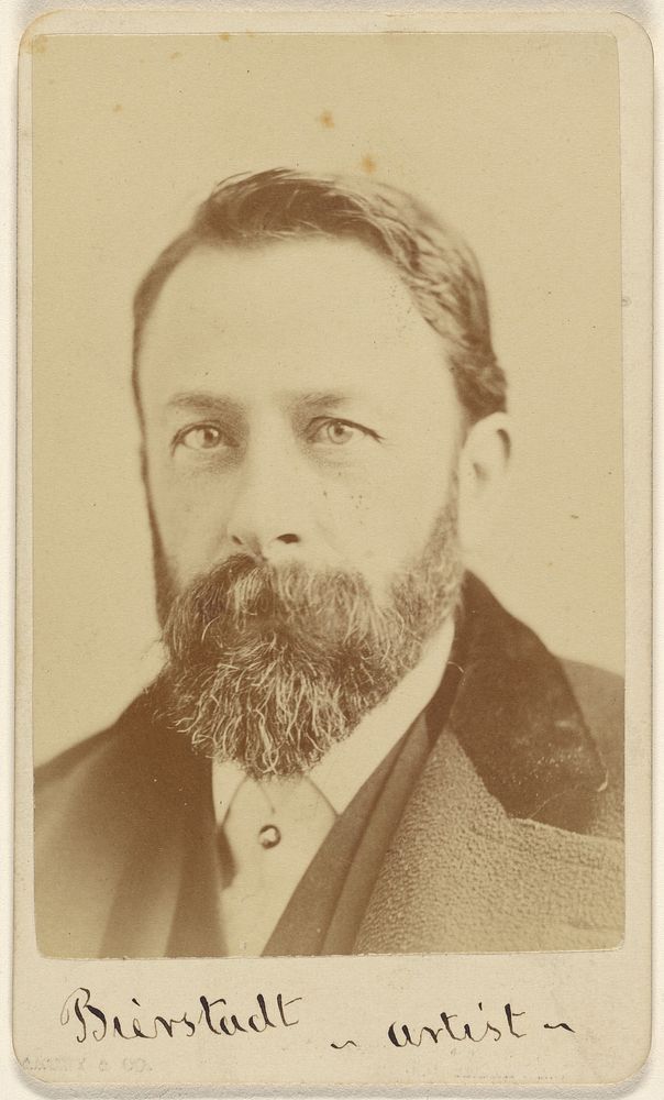 Albert] Bierstadt ~ Artist ~ (1830 - 1902 by Sarony and Co