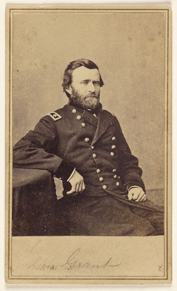 Gen. [Ulysses S.] Grant by Mathew B Brady