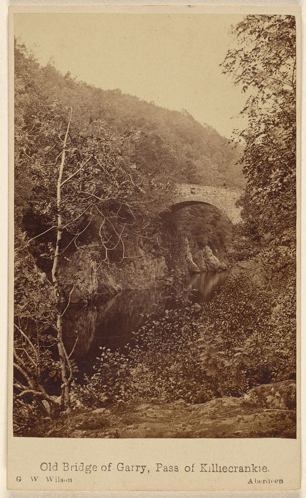 Old Bridge of Garry, Pass of Killiecrankie. by George Washington Wilson