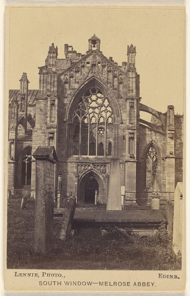 South Window - Melrose Abbey by John Lennie