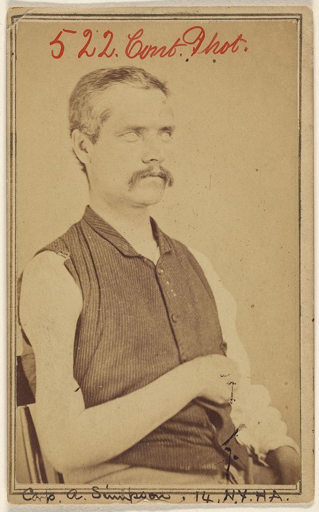 Corp. A. Simpson, 14, N.Y.H.A., Civil War victim]