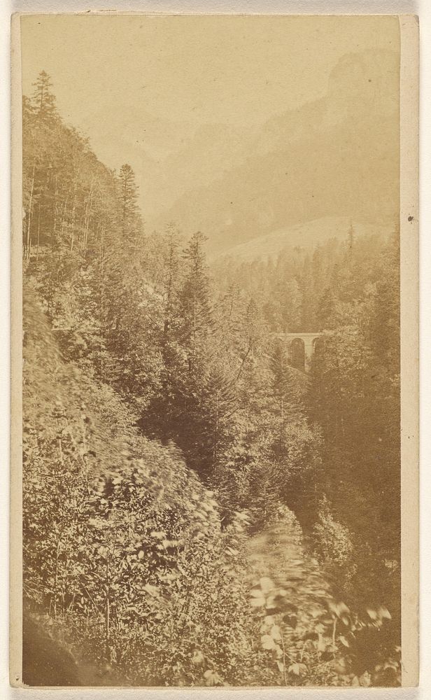 Unidentified view, possibly at Menton, France by Davanne and Aléo