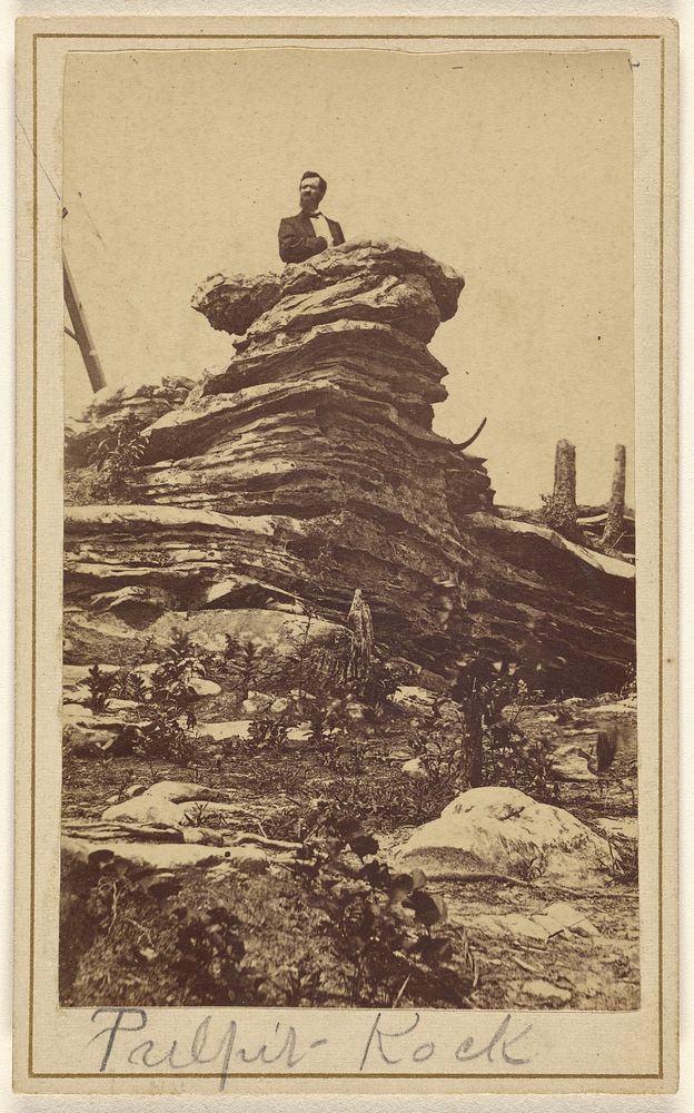 Pulpit Rock/Gallery, "Point Lookout." Lookout Mountain, Tenn. by Royan M Linn and Brother