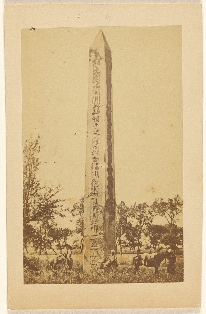 Obelisque d'Ileiopolis. by Wilhelm Hammerschmidt