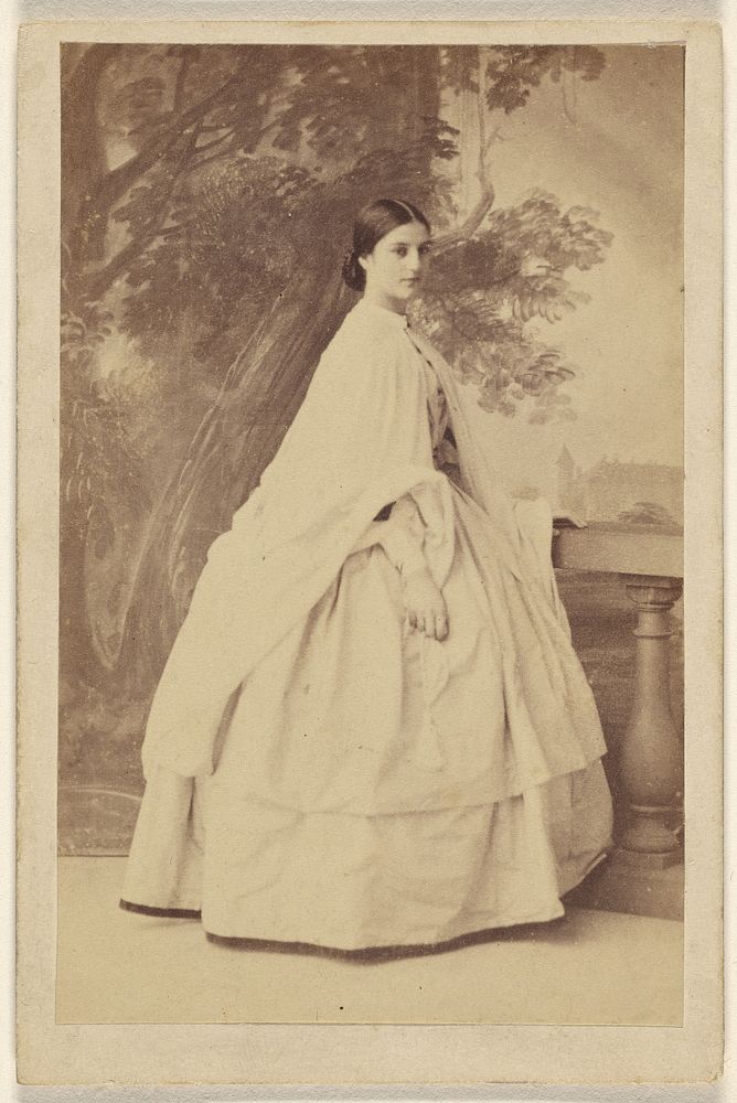 Unidentified woman, standing by Camille Silvy