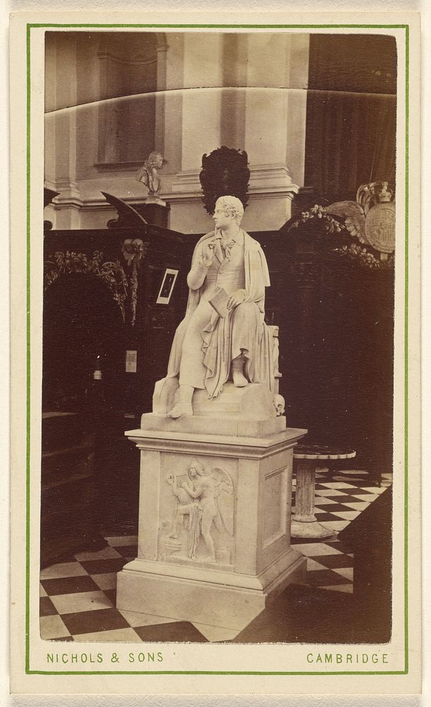 [Statue of Lord Byron at Trinity College, Cambridge]. by William Nichols and Company