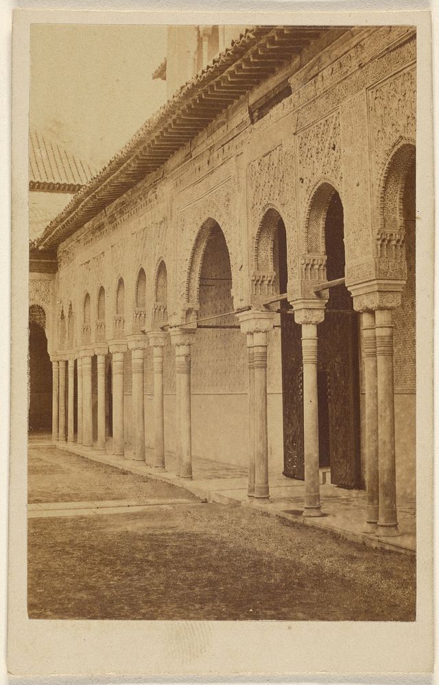View of peristyle, the Alhambra