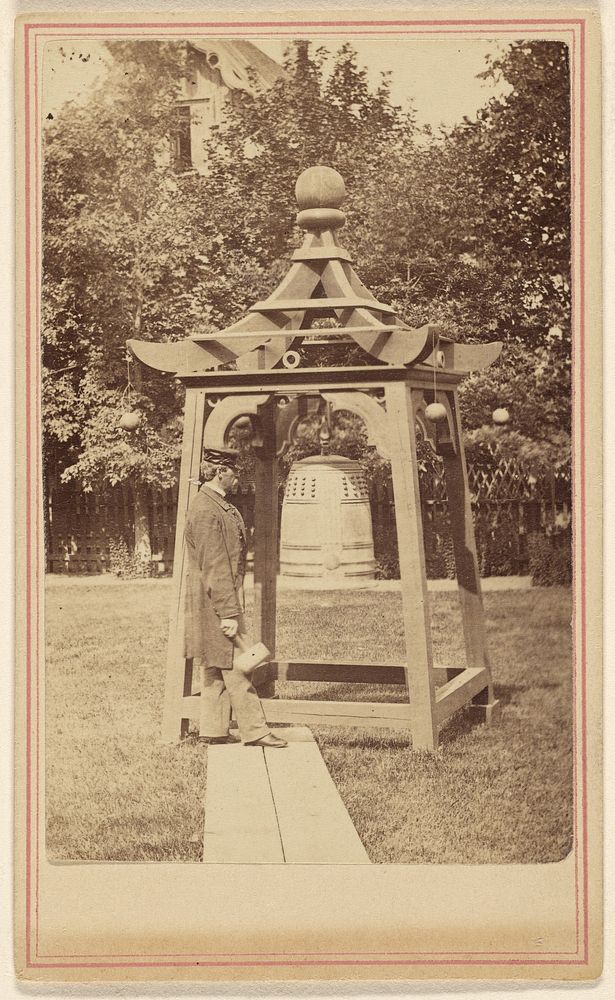 Japanese Bell at Naval Academy. Newport, R.I. by J A Williams