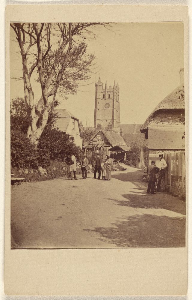 Carisbrooke Church & Village (Emballtio (?) Church) by Fletcher Moor