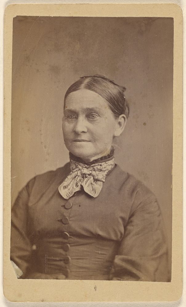 Unidentified woman, seated by Peter S Weaver