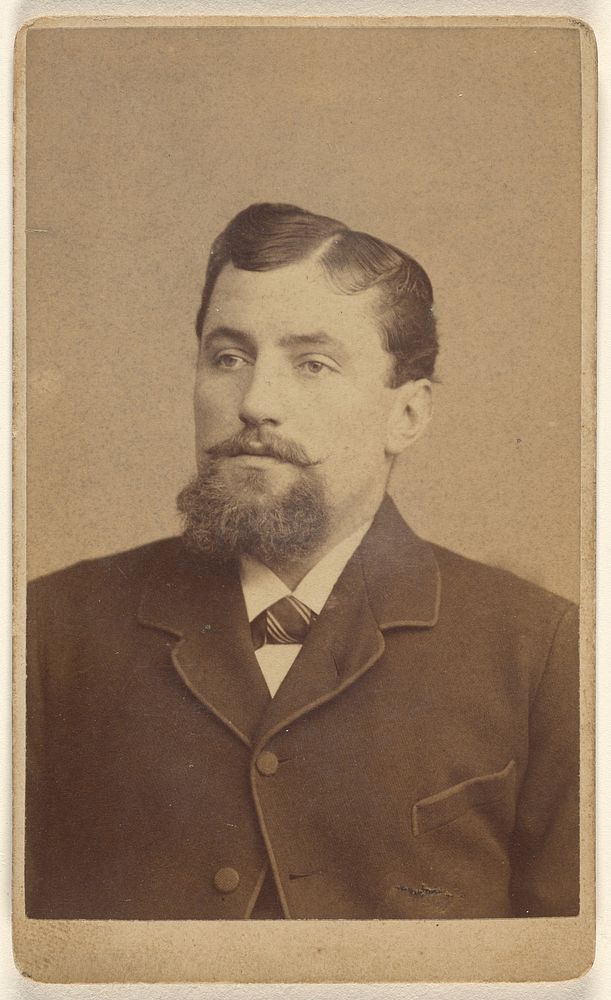 Unidentified man with Vandyke beard by T G Holland