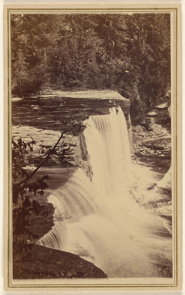 Side view of High Fall. by John Robert Moore