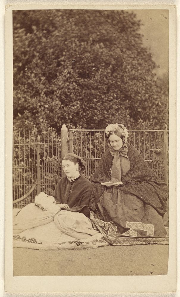 Mrs. Louisa Moncreiffe and her daughter, Miss Georgina Moncreiffe by Magnus Jackson
