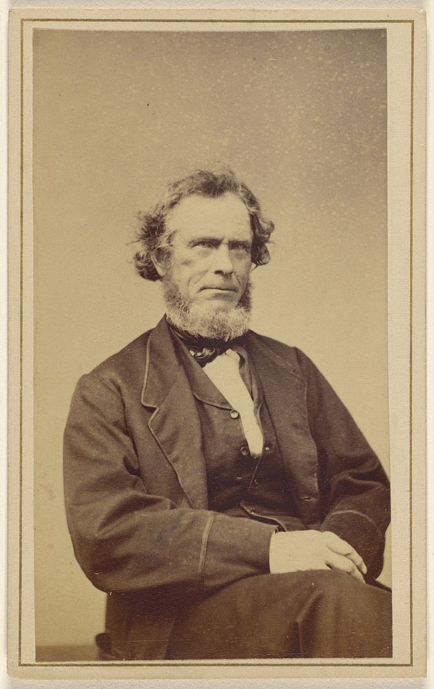 James W. Nichols in his 60th year. June 12th 1869. by Edward D Ritton