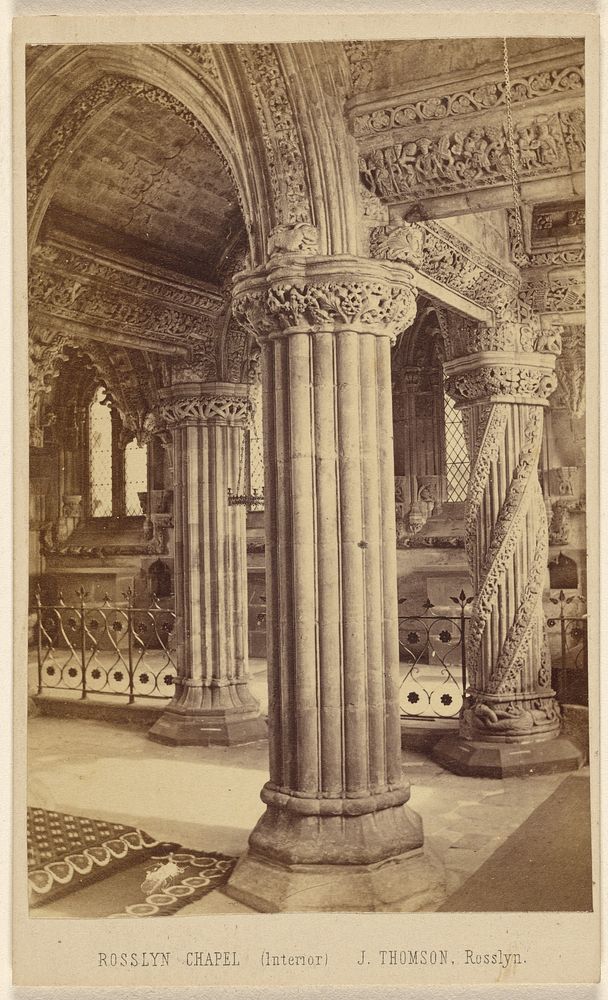 Rosslyn Chapel (Interior) by John Thomson