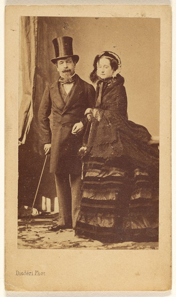 Napoléon III et Eugénie by André Adolphe Eugène Disdéri