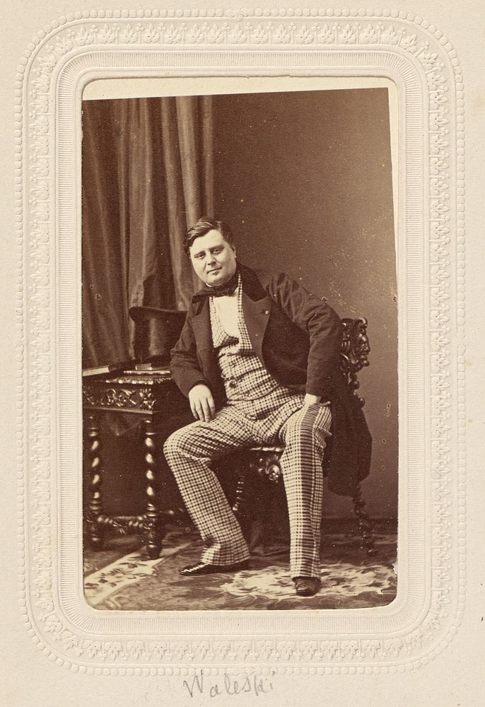 Valewski (sic) [Alexandre Florian Joseph Colonna Walewski, 1810 - 1868] by André Adolphe Eugène Disdéri