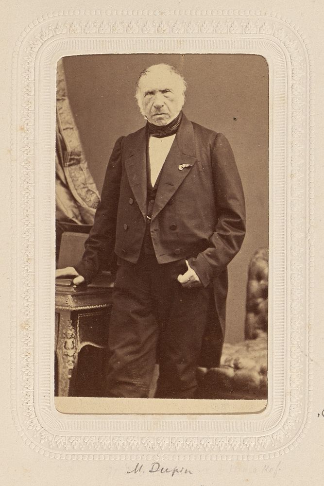 Jean-Henle] Dupin (1791? - 1887 by André Adolphe Eugène Disdéri