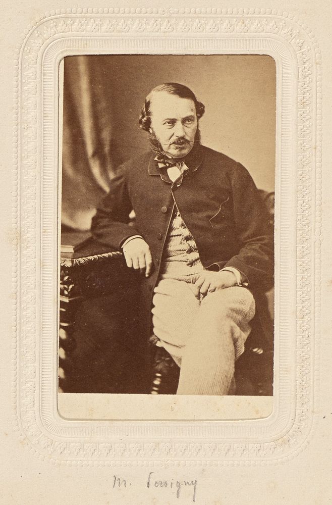 Duke Jean Gilbert Victor Fialin de] Persigny (1808 - 1872 by André Adolphe Eugène Disdéri