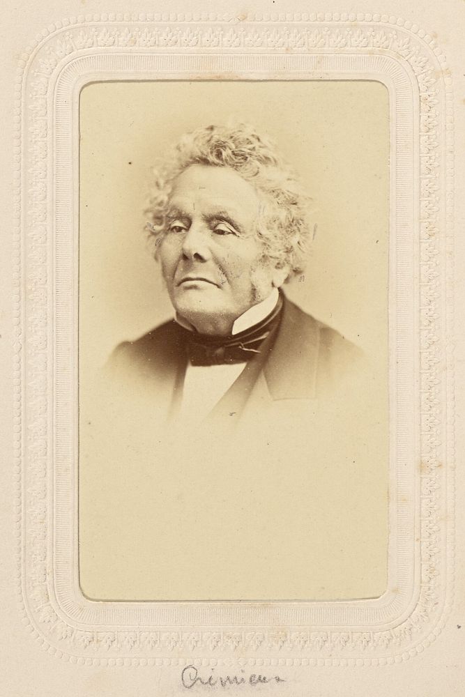 Isaac Moïsé Cremieux, called Adolphe, 1796 - 1880 by E Thiébault