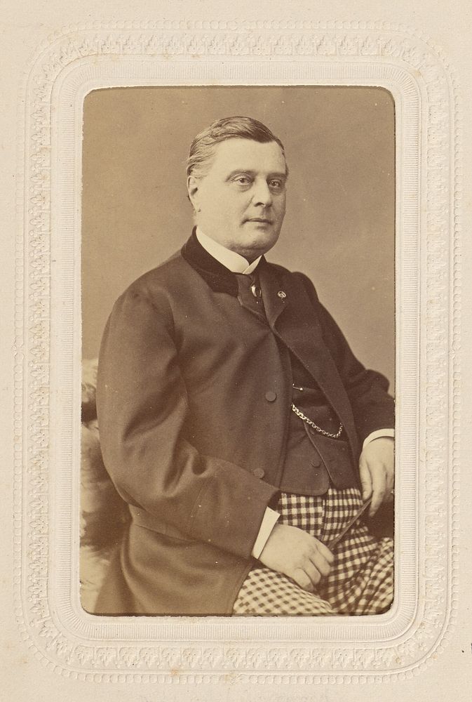 Count Alexandre Florian Joseph Colonna] Walewski (1810 - 1868 by Franck François Marie Louis Alexandre Gobinet de…