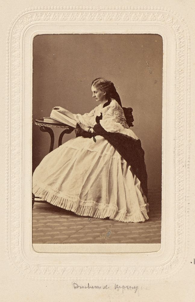 Duchesse de Morny [nee Troubetskoi, illegitimate daughter of Nicholas I] by André Adolphe Eugène Disdéri
