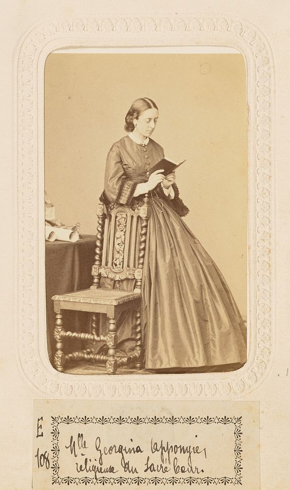 Madame Georgina Apponyi, Religieuse du Sacré Cœur by Ludwig Angerer