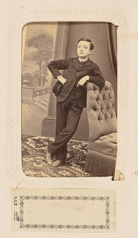 Portrait of a boy by Charles Joseph Henry Marrast