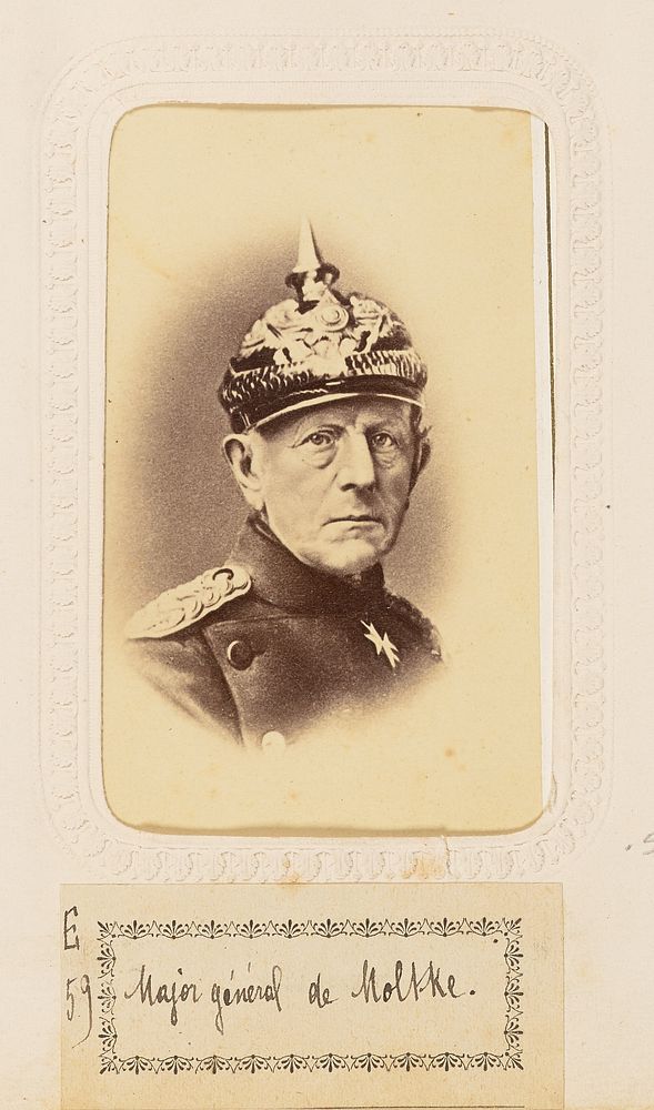 Major général de Moltke by Adolphe Block
