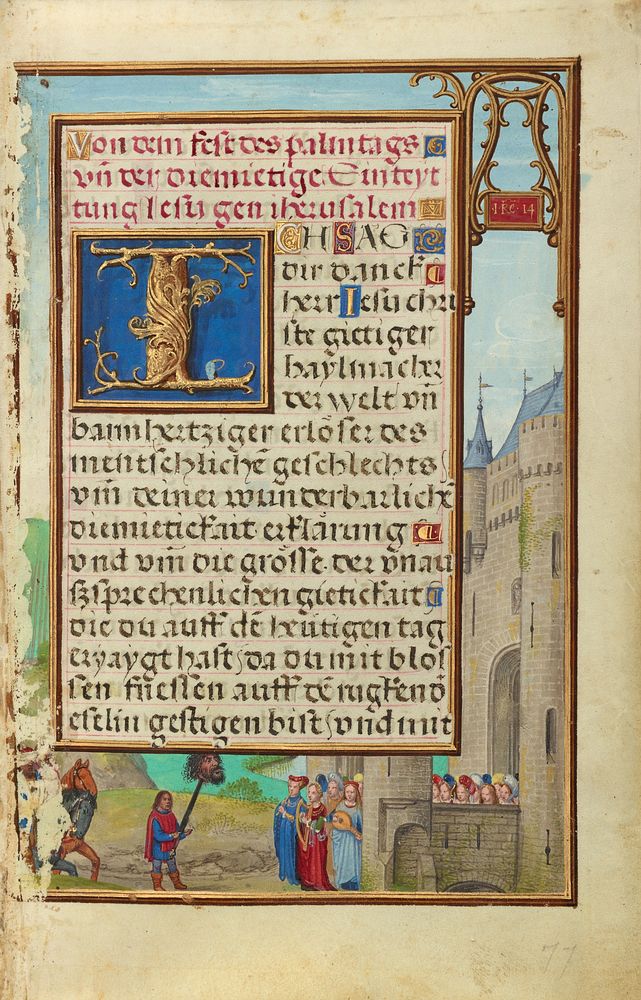 Border with David's Return with Goliath's Head by Simon Bening