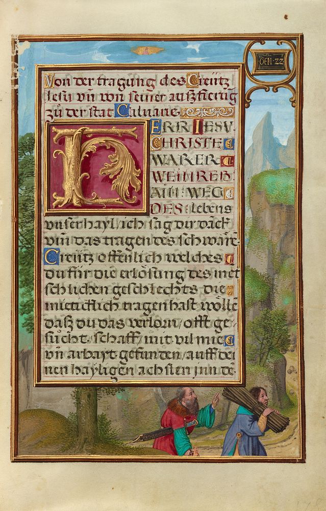 Border with Abraham and Isaac by Simon Bening