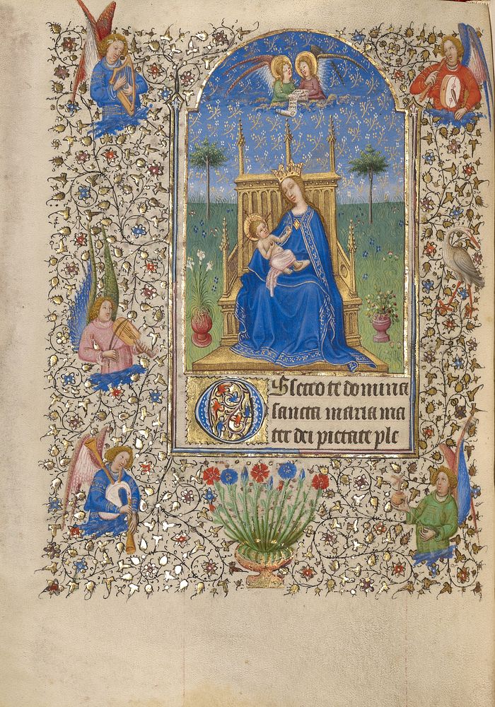 The Virgin and Child Enthroned by Spitz Master
