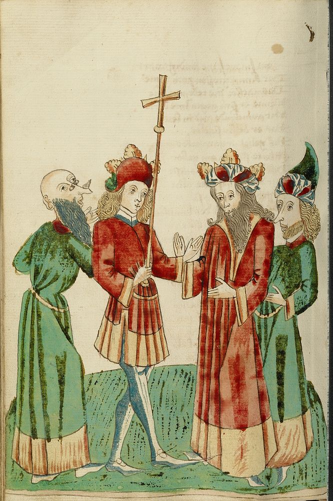 Avenir and Josaphat with Two Scholars by Hans Schilling and Diebold Lauber