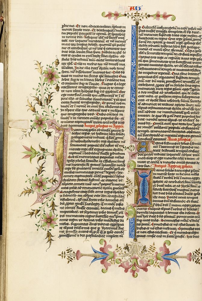 Decorated Initial J; Decorated Initial I by Stefan Lochner