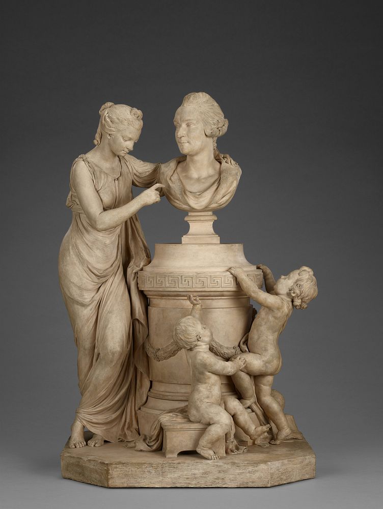 Allegorical Group with a Bust of an Architect