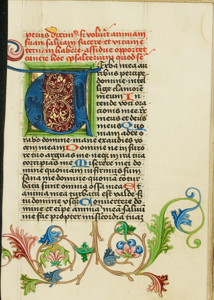 Decorated Initial V by Valentine Noh