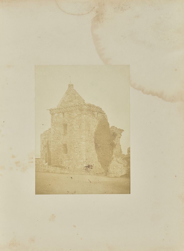 The Fore Tower of the Castle, St Andrews by Hill and Adamson