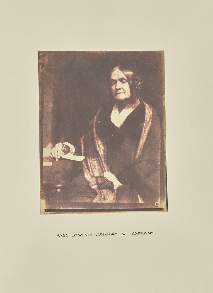 Miss Stirling Grahame of Duntrune by Hill and Adamson