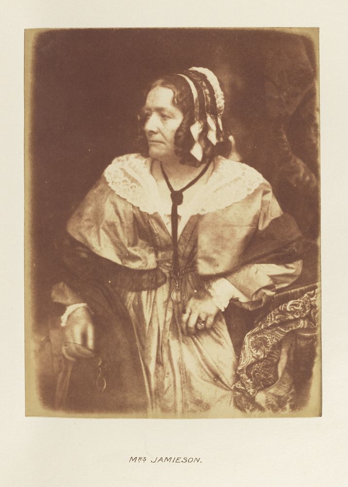 Mrs. Anna (Brownwell Murphy) Jameson by Hill and Adamson