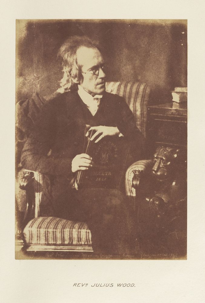 Rev. John Julius Wood of Greyfriars, Edinburgh by Hill and Adamson