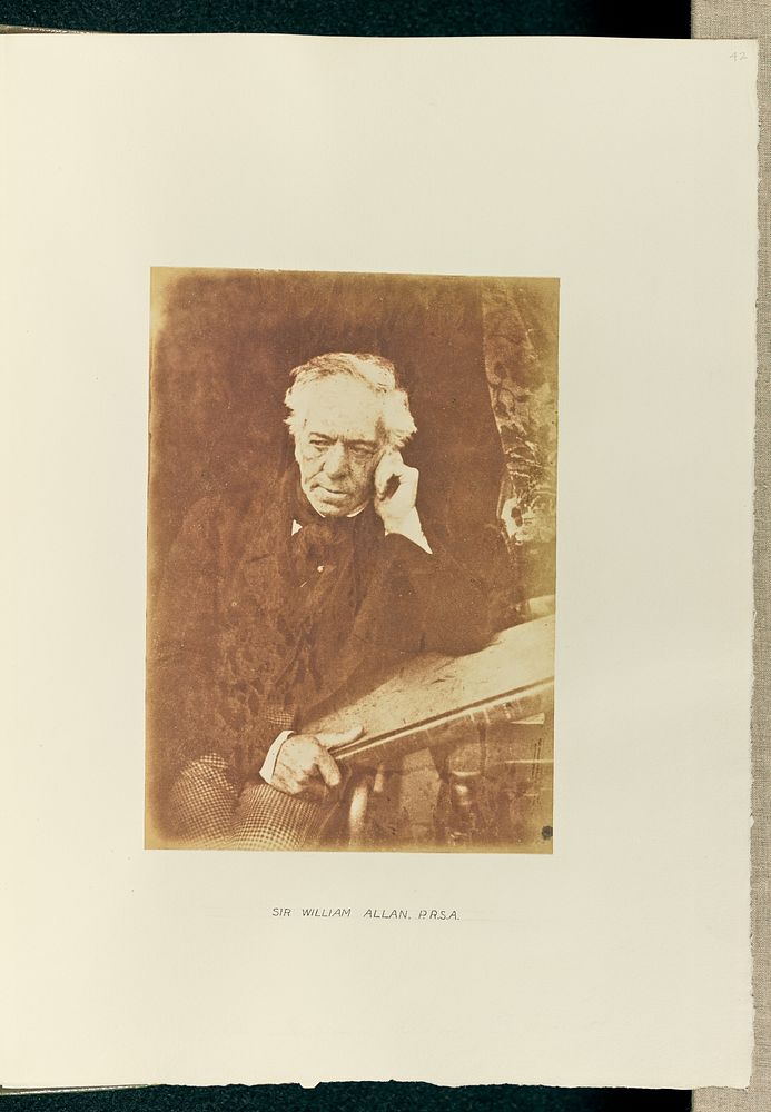 Sir William Allan, P.R.S.A. by Hill and Adamson