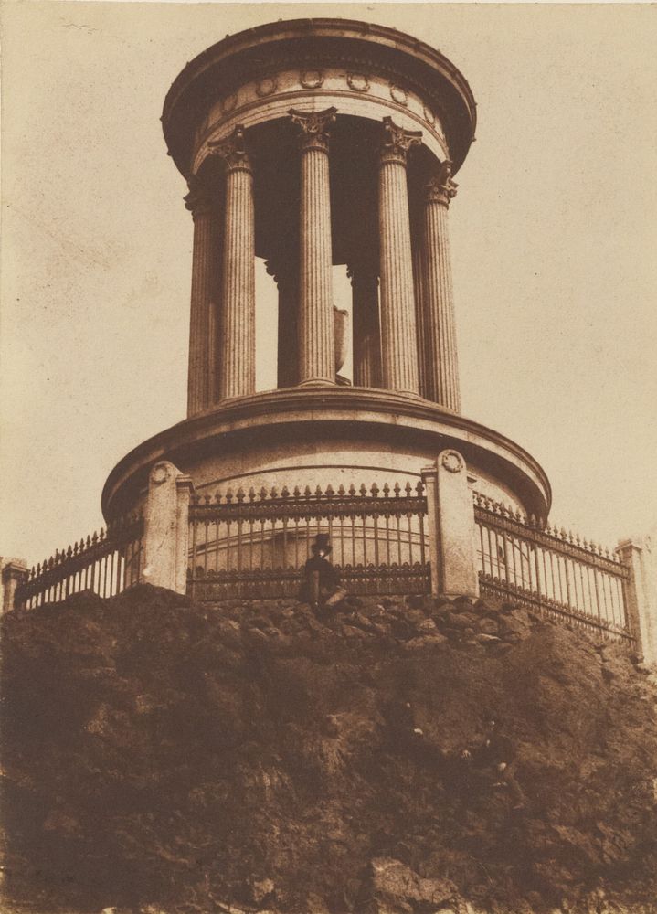 Dugald Stewart's Monument, Calton Hill by Hill and Adamson