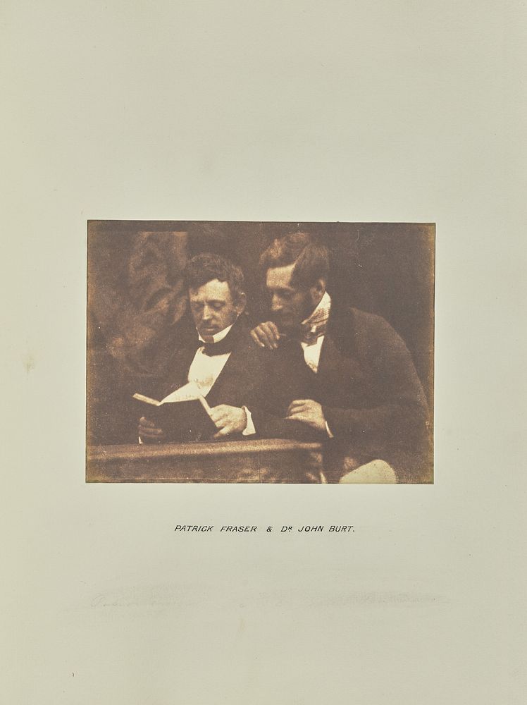 Peter Scott Fraser and Dr. John Burt by Hill and Adamson