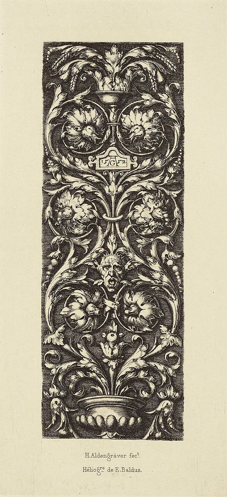 Design by Aldengräver by Édouard Baldus