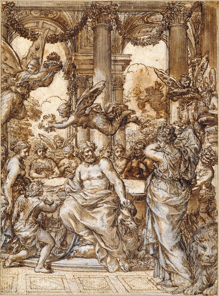 Cybele before the Council of the Gods by Pietro da Cortona