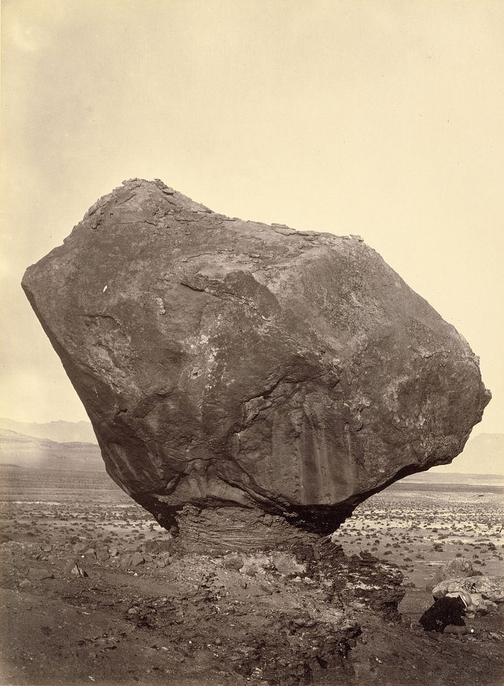 Perched Rock, Rocker Creek, Arizona by William H Bell