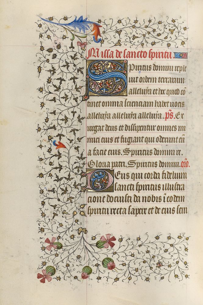Decorated Initial S; Decorated Initial D